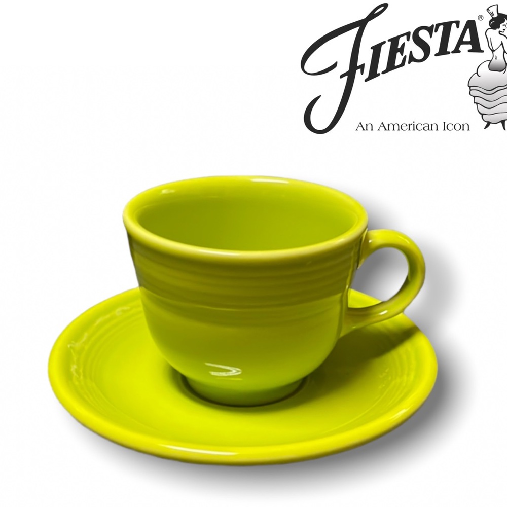 Fiesta Tea Cup and Saucer